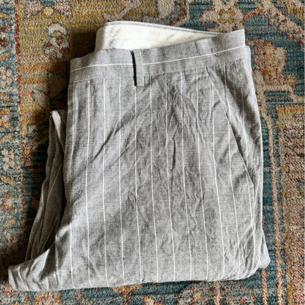 Express Gray Herringbone Pants